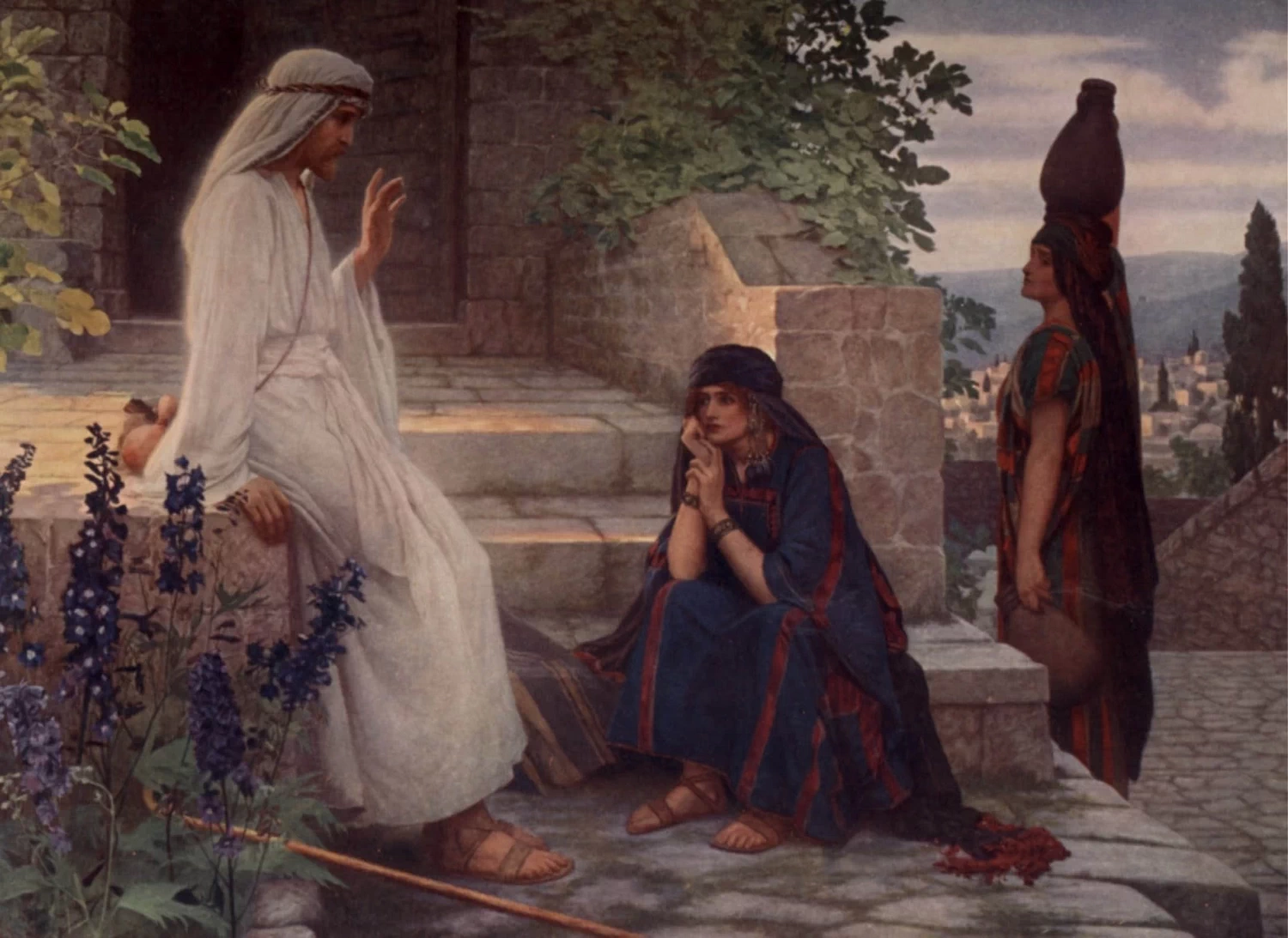 Herbert Schmalz - Cristo a Betania
